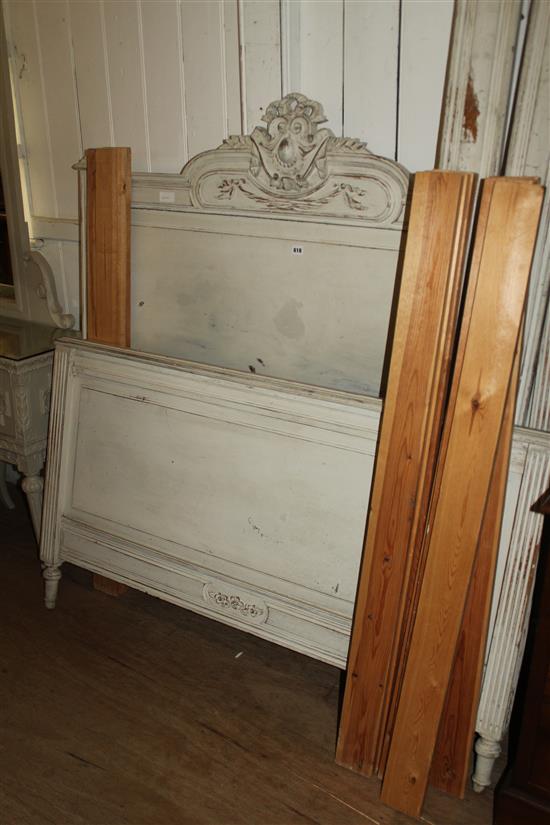 Painted French bed